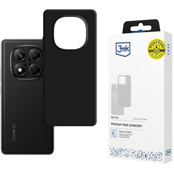 3MK Etui Matt Case Pro Do Redmi Note 14 Pro 5G/Poco X7 5G czarny