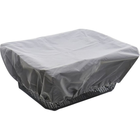 Bicycle Rear Basket Cover FSBSC-114-1 Silver OEM