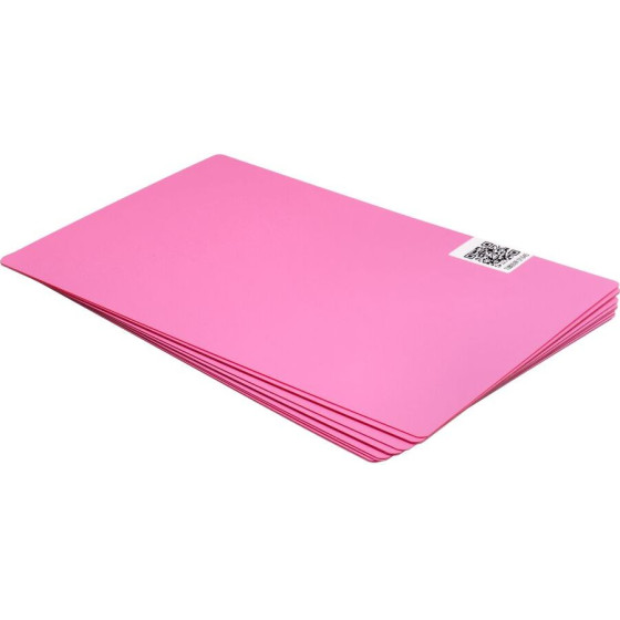 Film For Back Cover 180 x 120 Mm 10 Pcs - Pink With Brocate OEM