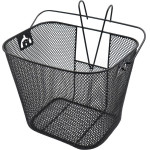 Front Bicycle Basket FSBKT-034 Black OEM