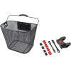 Front Bicycle Basket With Quick Release FSBKT-013 Black OEM