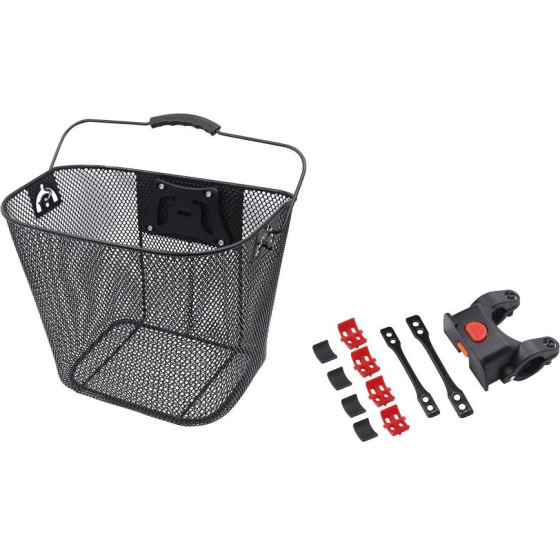 Front Bicycle Basket With Quick Release FSBKT-013 Black OEM