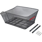 Rear Bicycle Basket FSBKT-105 Black OEM