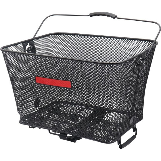 Rear Bicycle Basket With Quick Release FSBKT-104 Black OEM