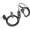 Baofeng ��������� ��� ���������� 2 pin, Push To talk, 1.1m, ����� - (BFG-EARPHONE)