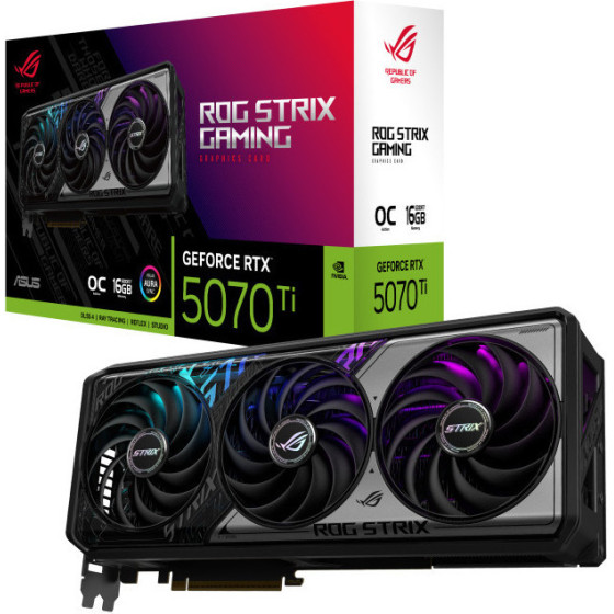 Asus Vga ROG-STRIX-RTX5070TI-O16G-GAMING, 16GB - (90YV0M90-M0NA00)