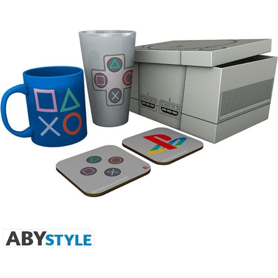 Abysse Playstation - Classic 2019 P�ck Glass XXL, Mug And 2 Coasters (GFB0075)