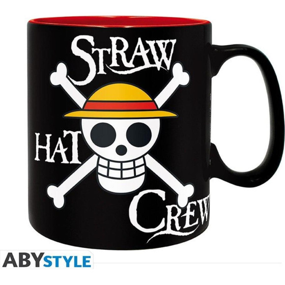 Abysse: One Piece - Luffy & Skull Mug (460ml) (ABYMUGA451)