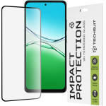 Techsuit - 111D Full Cover / Full Glue Glass - Oppo A5 4G - Black