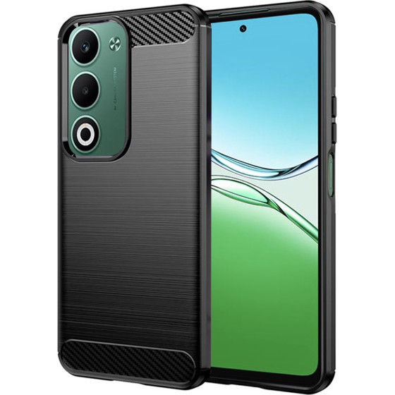Techsuit - Carbon Silicone - Oppo A5 4G - Black