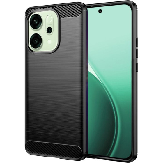Techsuit - Carbon Silicone - Oppo Reno14 - Black