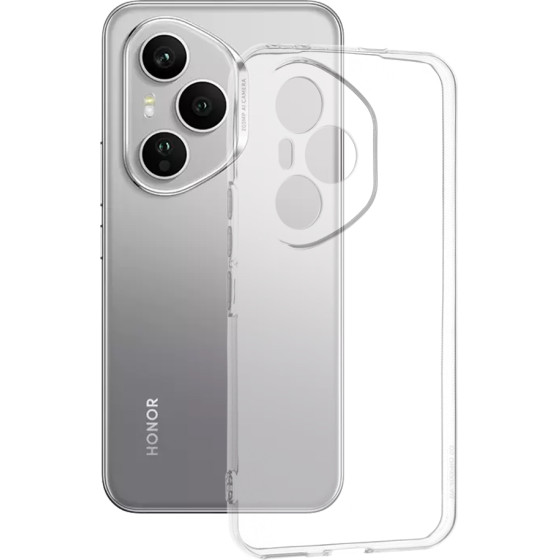 Techsuit - Clear Silicone - Honor 400 Pro - Transparent