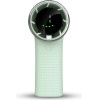 Techsuit - Premium Mini Hand Fan (A8) - With Led Digital Display, USB-C Rechargeable, 5 Wind Speeds, 3600mAh - Green
