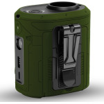 Techsuit - Premium Portable Mini Fan (Z14) - With Power Bank, Rechargeable, 5 Wind Speeds, Belt Buckle, 5000mAh - Green