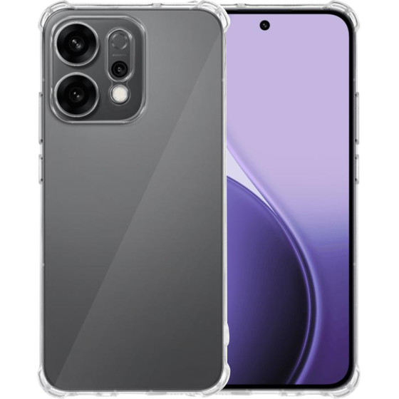 Techsuit - Shockproof Clear Silicone - Oppo Reno14 - Clear