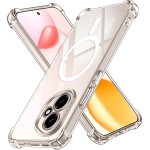 Techsuit - Shockproof Clear Silicone Magsafe - Honor 400 - Clear