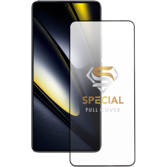 Idol 1991 Tempered Glass Xiaomi Poco F6 5G 6.67'' 9H 0.25mm 20D Full Glue Semi Curved BLACK