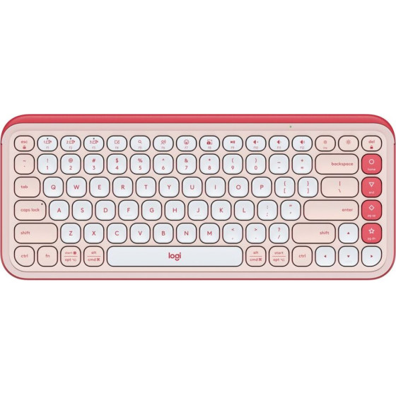 Logitech Keyboard Bluetooth Pop Icon Keys Rose - (920-013073)
