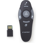 Gembird Wireless Presenter With Laser Pointer Black - (WP-L-11)