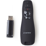 Gembird Wireless Presenter With Laser Pointer Black - (WP-L-12)