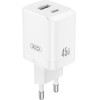 XO Wall Charger CE36 Pd 45W 1x USB-C 1x Usb white