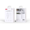 XO Wall Charger CE36 Pd 45W 1x USB-C 1x Usb White + Cable USB-C - USB-C