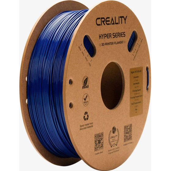 Creality Hyper-Petg Blue 3D Printer Filament, Fast print, Chemical Sunlight resist. 1kg 1.77 - (3301030070)