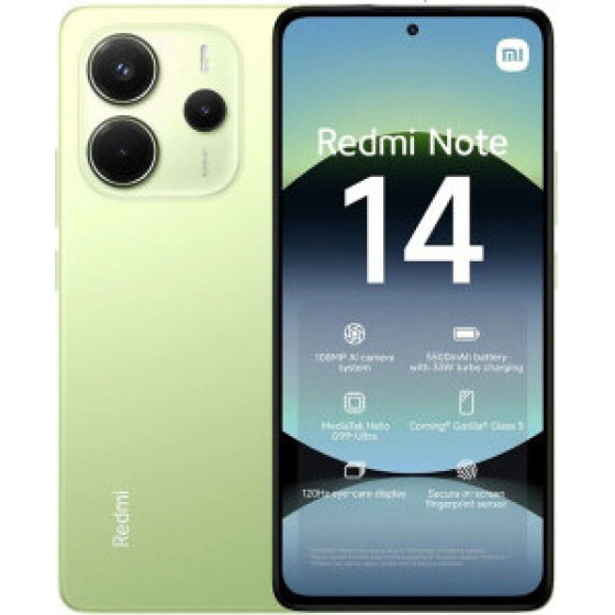 Xiaomi Redmi Note 14 8+256GB Ds 4G Lime Green