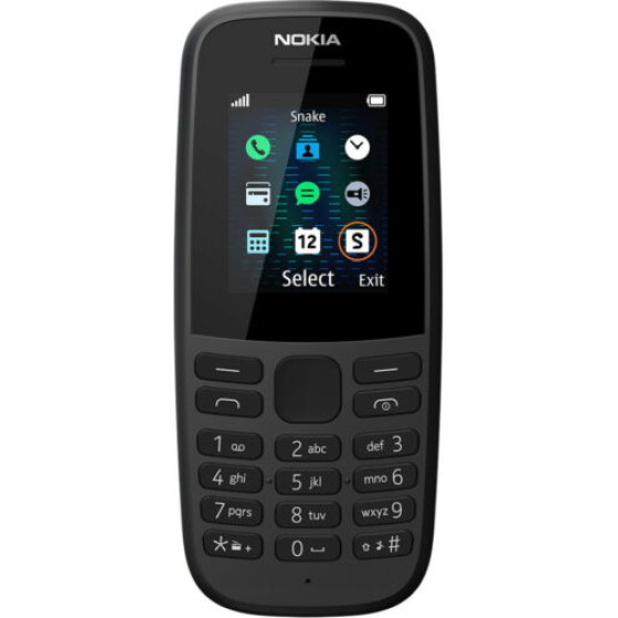 Nokia 105 TA-1174 4TH Edition Ds Black