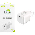 Lime Successories Lime Type C Gan Pd 3.0 Super Fast Travel LTC78W 78W 5V 4.0A /9V 4A/ 12V 4.0A/ 12V 4.0A/ 15V 4.0A/ 20V 3.9A WHITE