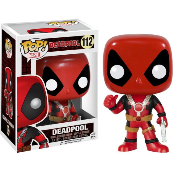 Funko Pop! Marvel: Deadpool Thumb Up #112 Vinyl Bobble-Head Figure