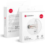 FORCELL F-Data Pendrive Metal Duo 64GB USB3.2 Gen 1 (Usb A / Type C) silver