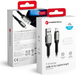 FORCELL F-Energy C257 Cable Usb A To Lightning 2,4A 12W Cafule 0,5 m black