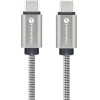 FORCELL F-Energy Metal C237 Cable Type C To Type C Pd QC4.0 3A 60W 2 m silver