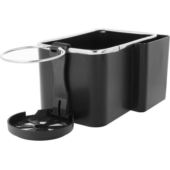 Car Organizer With Cup Holder Black OEM