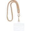 Chain #42 Phone lanyard, Phone Pendant / Cord Length 40cm (20cm In The loop) / On Wrist - Gold OEM