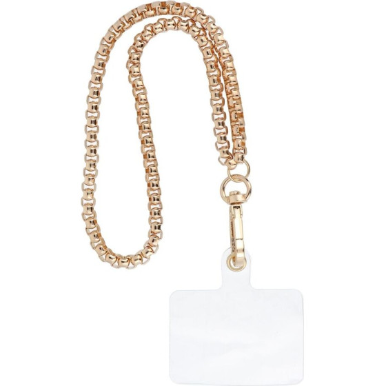 Chain #42 Phone lanyard, Phone Pendant / Cord Length 40cm (20cm In The loop) / On Wrist - Gold OEM