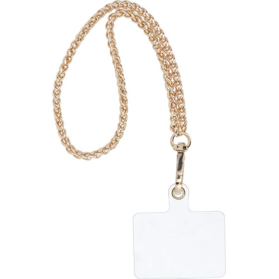 Chain #43 Phone lanyard, Phone Pendant / Cord Length 40cm (20cm In The loop) / On Wrist - Gold OEM