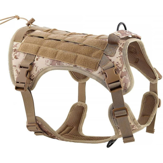 Dog Harness Tactical Size Xl Brown OEM