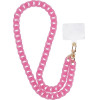 Panama Long Phone lanyard, Phone Pendant / Cord Length 80cm (40cm In The loop) / On Neck - Pink OEM