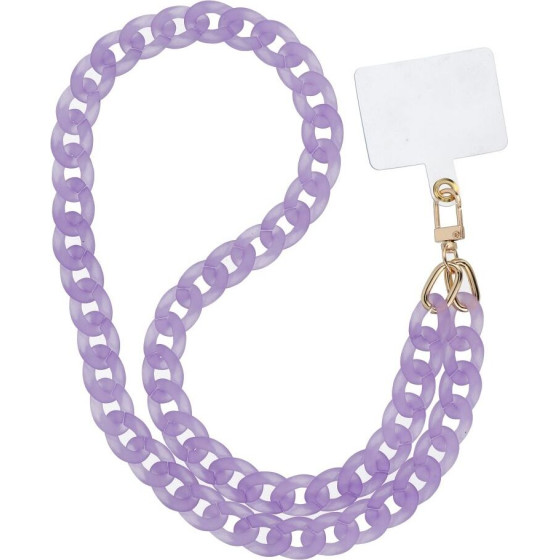 Panama Long Phone lanyard, Phone Pendant / Cord Length 80cm (40cm In The loop) / On Neck - Purple OEM