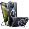 Torras - Ostand Spin Magsafe Series - Iphone 16 Pro - Clear