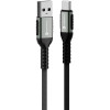 FORCELL F-Energy C256 Cable Usb A To Type C QC4.0 3A 66W Cafule 0,25 m black