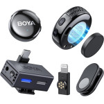 Boyalink 3 - Type-C & 3,5mm AI-Powered Button Wireless Microphone 2 Tx + 1 Rx No Case - (Boyalink 3-03)