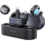 Boyalink 3 - Type-C, Lightning & 3,5mm AI-Powered Button Wireless Microphone 2 Tx + 1 Rx + cha. Case - (Boyalink 3-01)