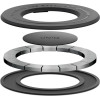 UNIQ Magnetic Holder Snapmount self-Adhesive Black - (UNIQ-SNAPMOUNT-BLKBLK)