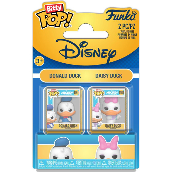 Funko Bitty Pop! 2-pack: Disney - Donald & Daisy Vinyl Figures