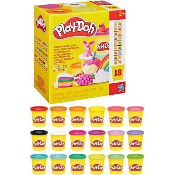 Hasbro Play-Doh: Doh & More - Imagine Anything 18 Pack (G0522)