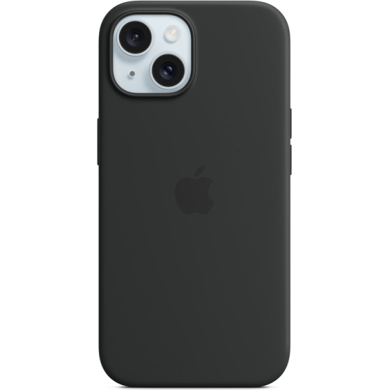 Apple Silicone Case - Silicone Case With Magsafe For Iphone 15 (Black) - (MXPD3ZM/A)