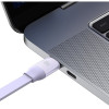 Baseus Cable 3in1 Type C To Micro Usb / Lightning / Type C Pd QC4.0 3,5A 100W CAMJ010205 1,1 m purple